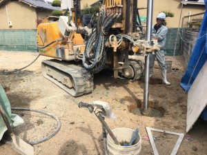 地盤改良　津島福居の家